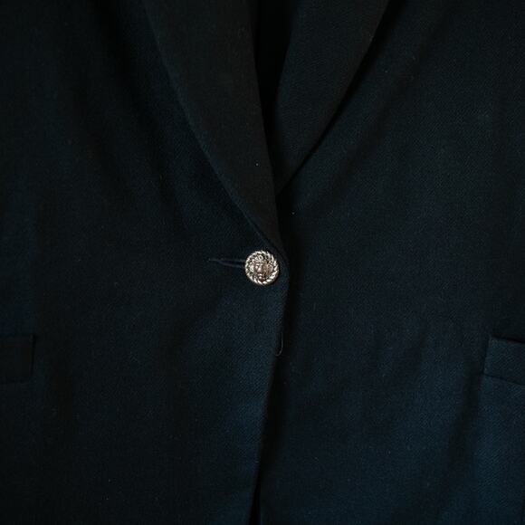 Vintage Radcliffe Women's Black 100% Wool Blazer - Picture 2 of 5